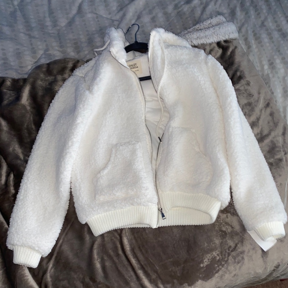 Sherpa Zip-Up Hoodie